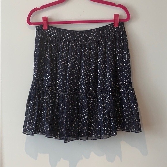 Kate Spade Night Sky Navy Dot Mini Skirt 10 - Picture 5 of 5